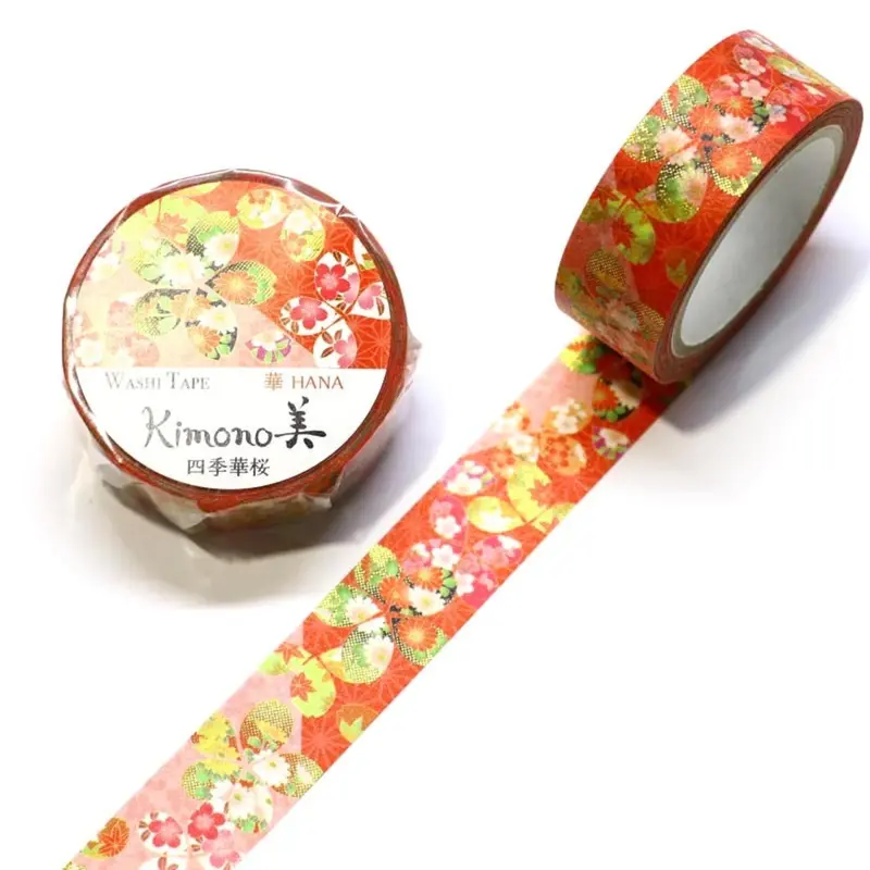 Kamiiso - Washi Tape - Kimono - Sakura B 1