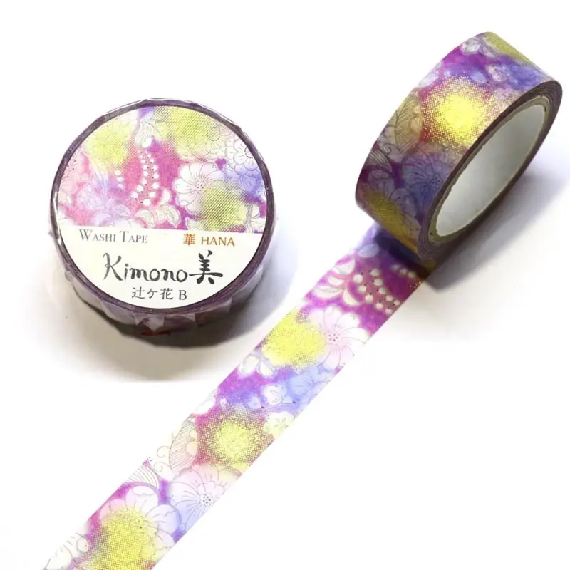 Kamiiso - Washi Tape - Kimono - Tsujigahana B 1