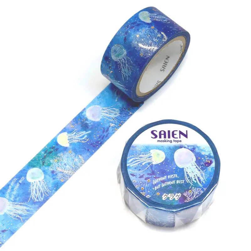 Kamiiso - Washi Tape - Marine Life - Jellyfish 1