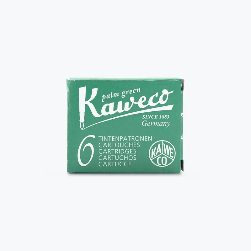 Kaweco - Fountain Pen Ink - Cartridges - Palm Green 1