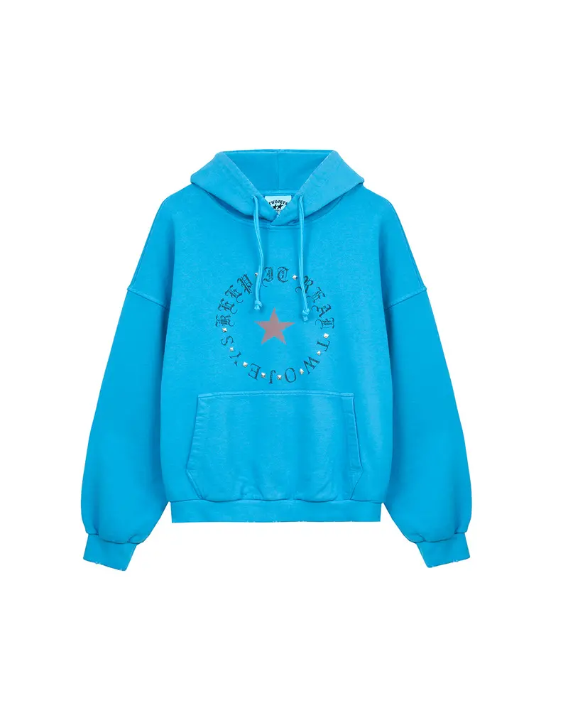 Keep It Real Sky Blue Hoodie 1