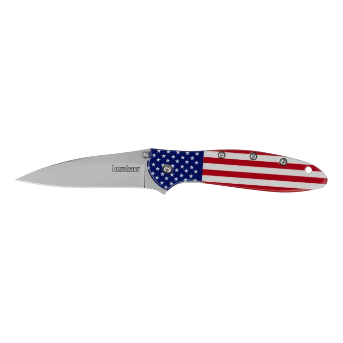 Kershaw Leek Usa Flag Knife - 1660Usa 1