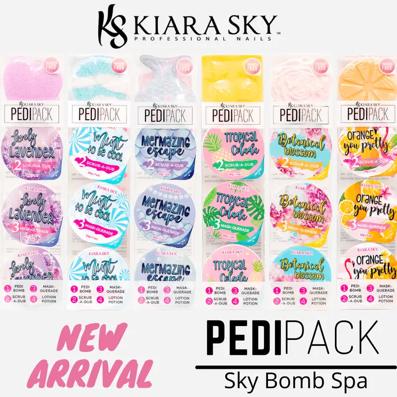 Kiara Sky Bomb Spa | Pedi Packs 4 In 1 1