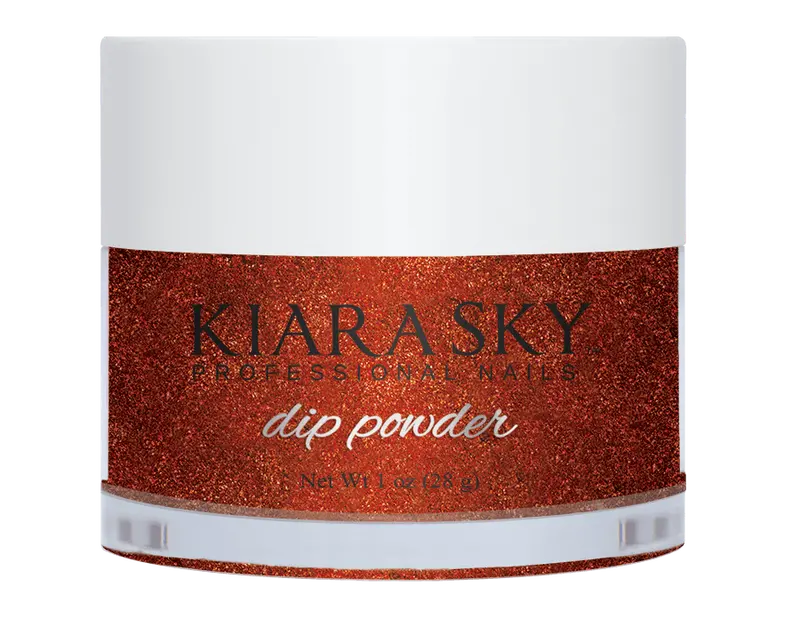 Kiara Sky Dip Powder D457 Frosted Pomegranate 1