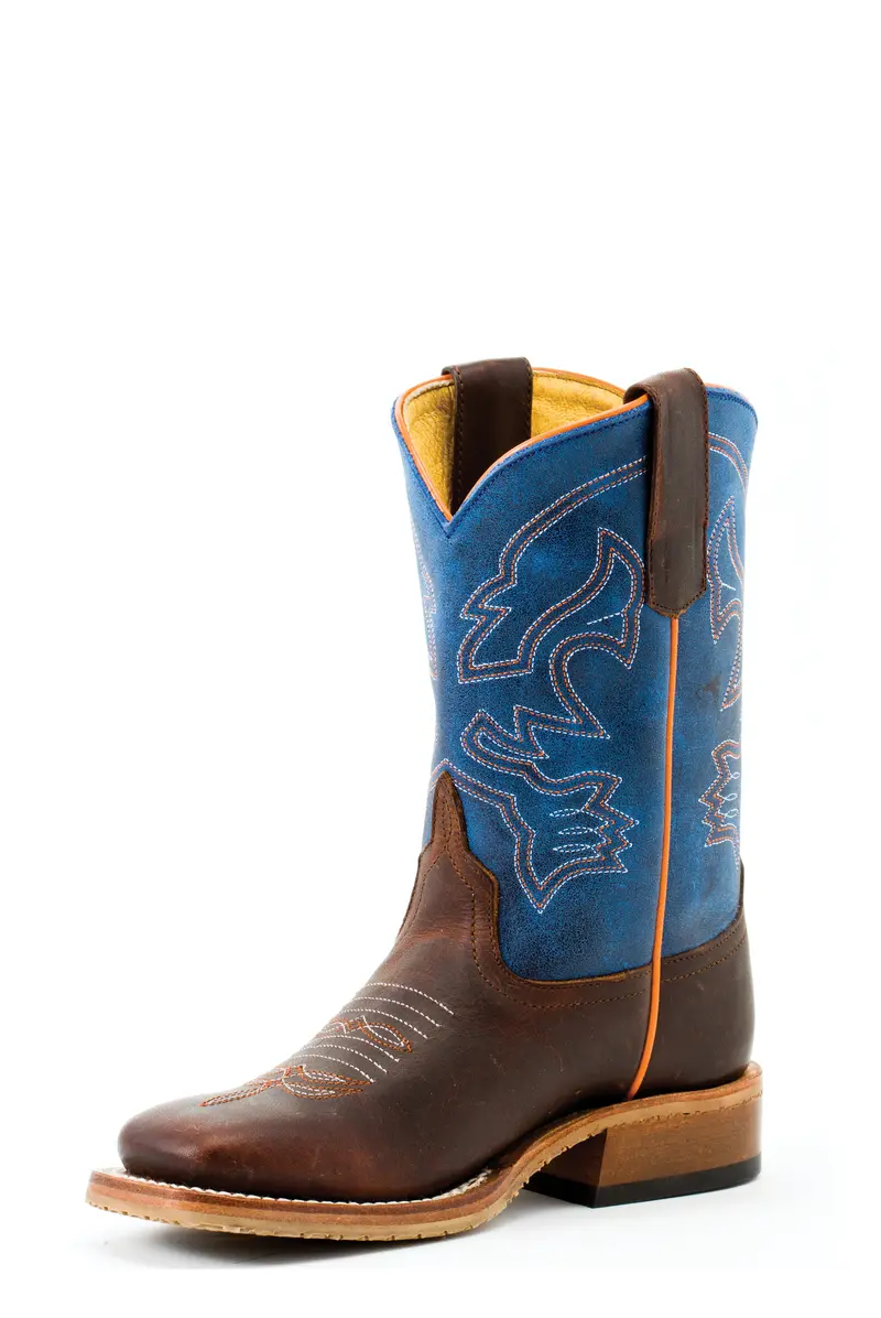 Kid's Anderson Bean Toast Bison With Blue Mad Dog Tops - Abk3000 1
