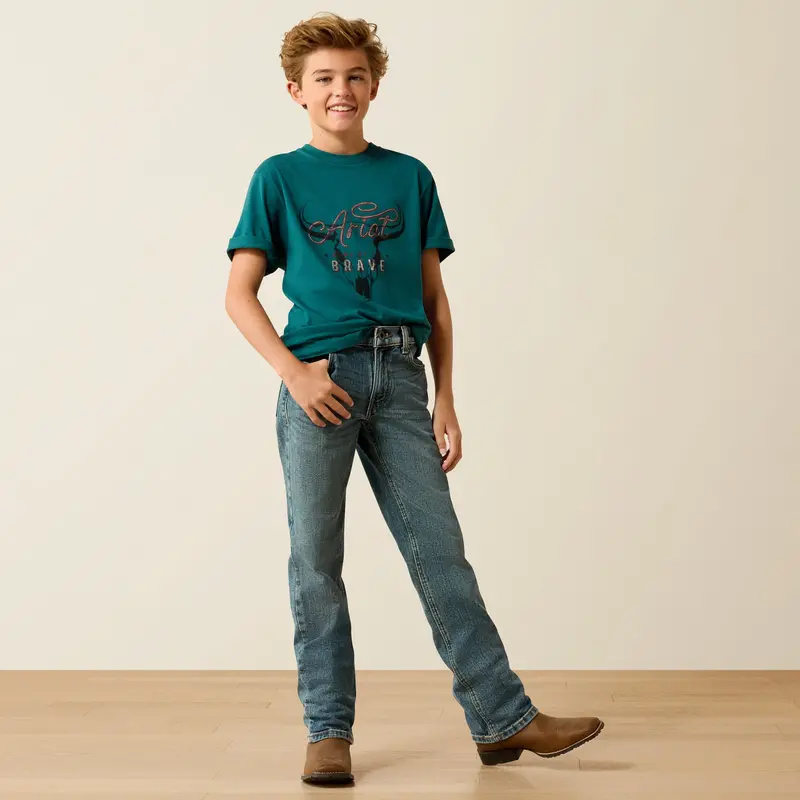 Kids Ariat Cattle Skull Freedom T-Shirt - 10071183 1