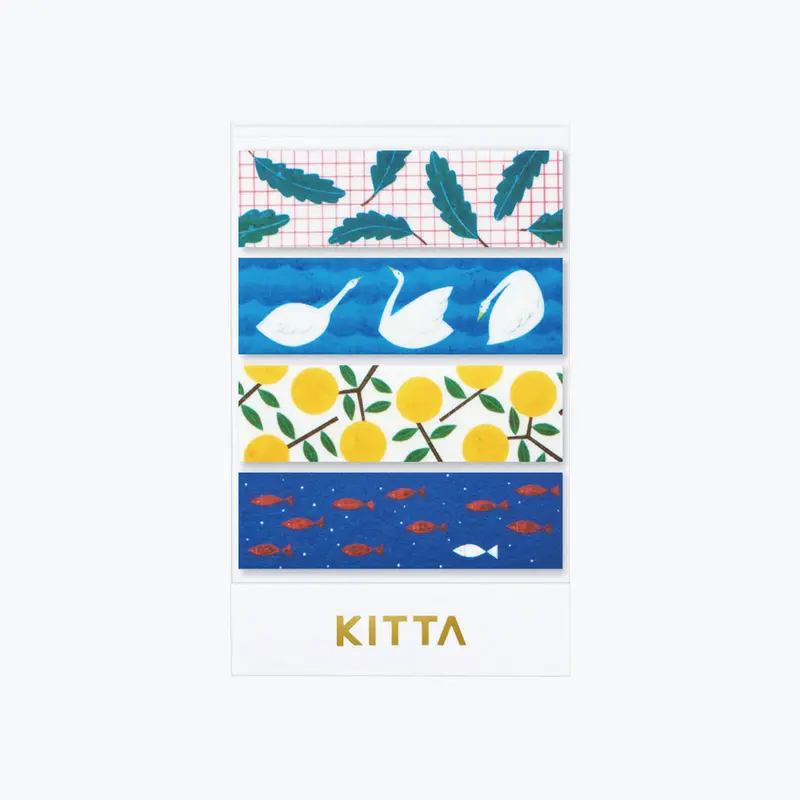 King Jim - Washi Strips - Kitta - Scenery Swans 1