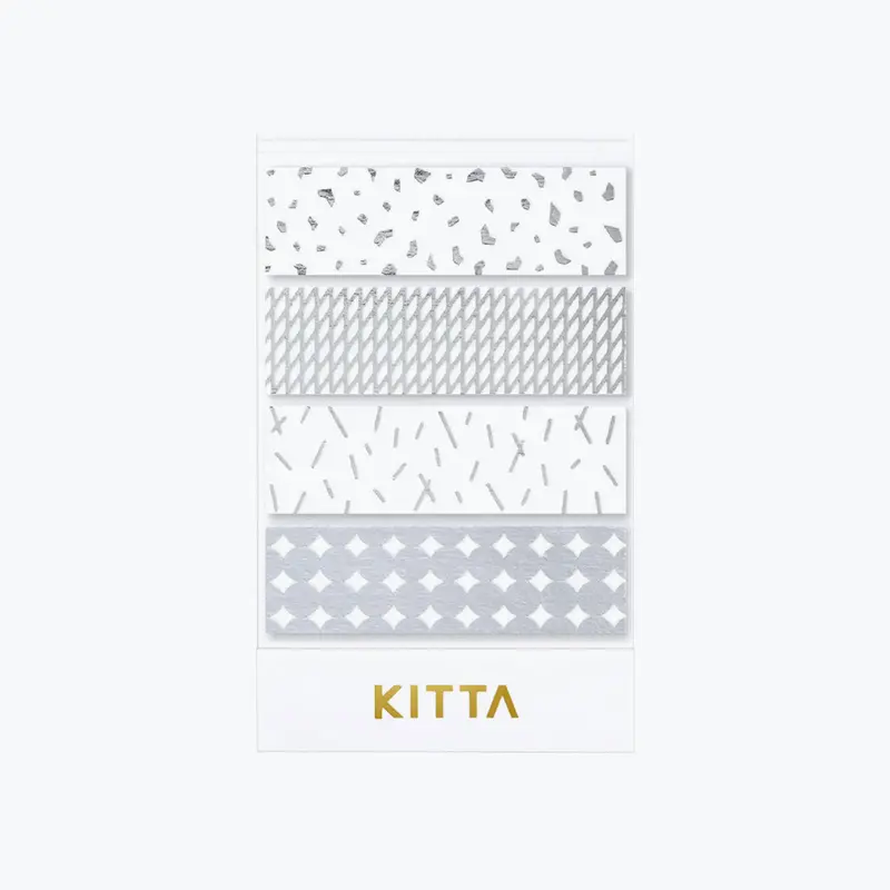King Jim - Washi Strips - Kitta - Stardust (Silver Foil) <Outgoing> 1