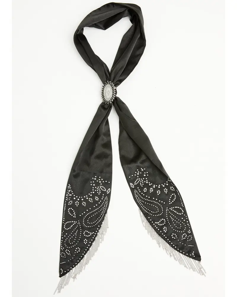 Kingston Rhinestone Bandana Necklace 1