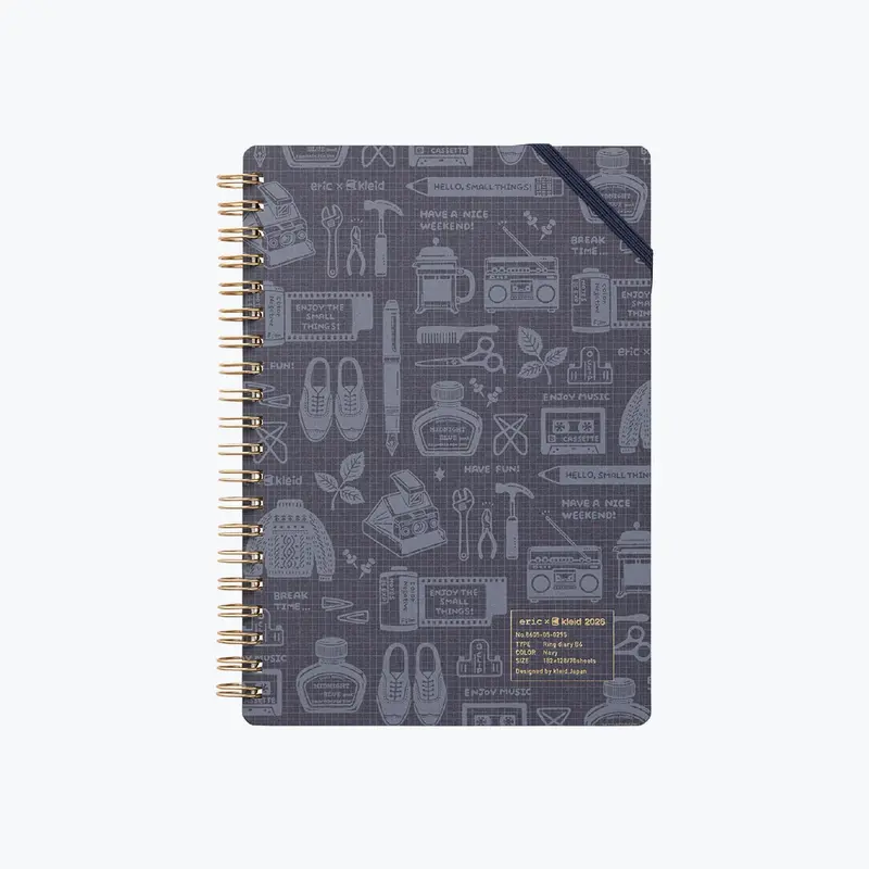 Kleid X Eric - 2026 Diary - B6 - Navy 1