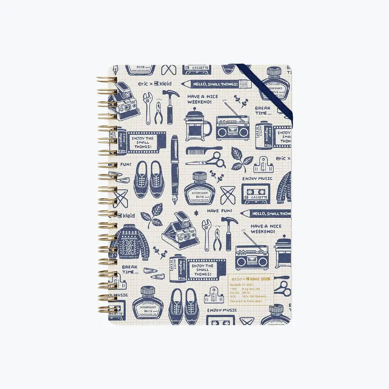 Kleid X Eric - 2026 Diary - B6 - White 1