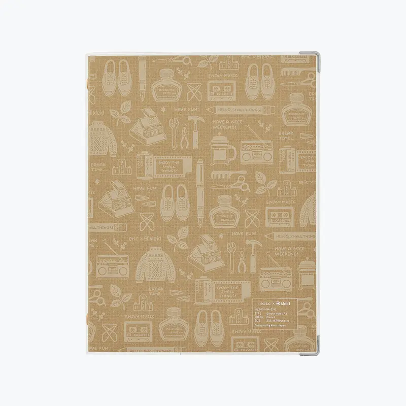 Kleid X Eric - Notebook - Binder - A5 - Camel 1