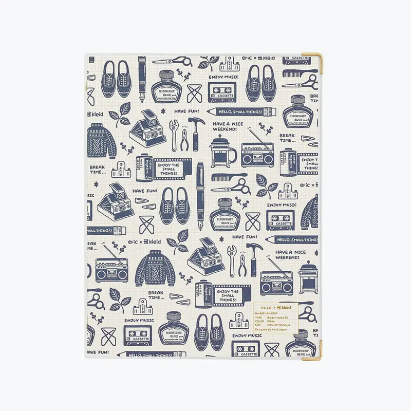 Kleid X Eric - Notebook - Binder - A5 - White 1
