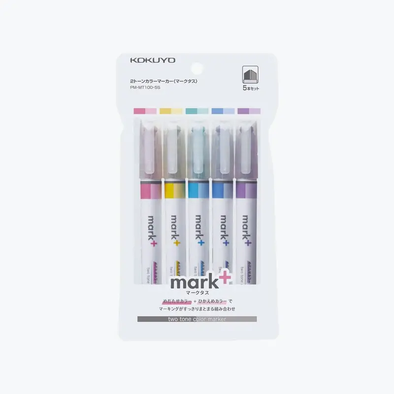 Kokuyo - Highlighter - Mark+ Dual Tone 1