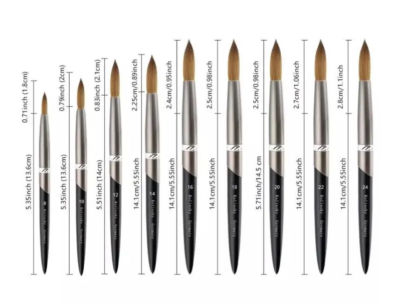 Kolinsky Acrylic Brush 1