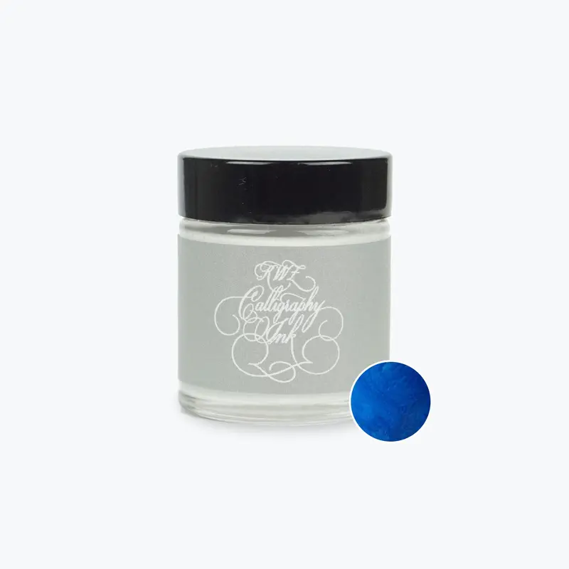 Kwz - Calligraphy Ink - Pearl Blue 1