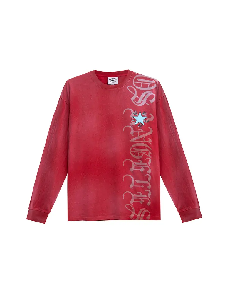 La-Bcn Longsleeve Tee Red 1