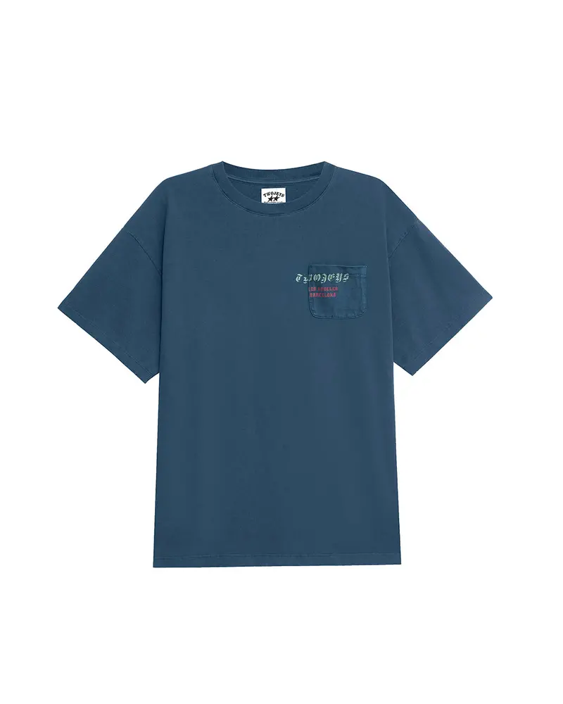 La-Bcn Tee Navy 1