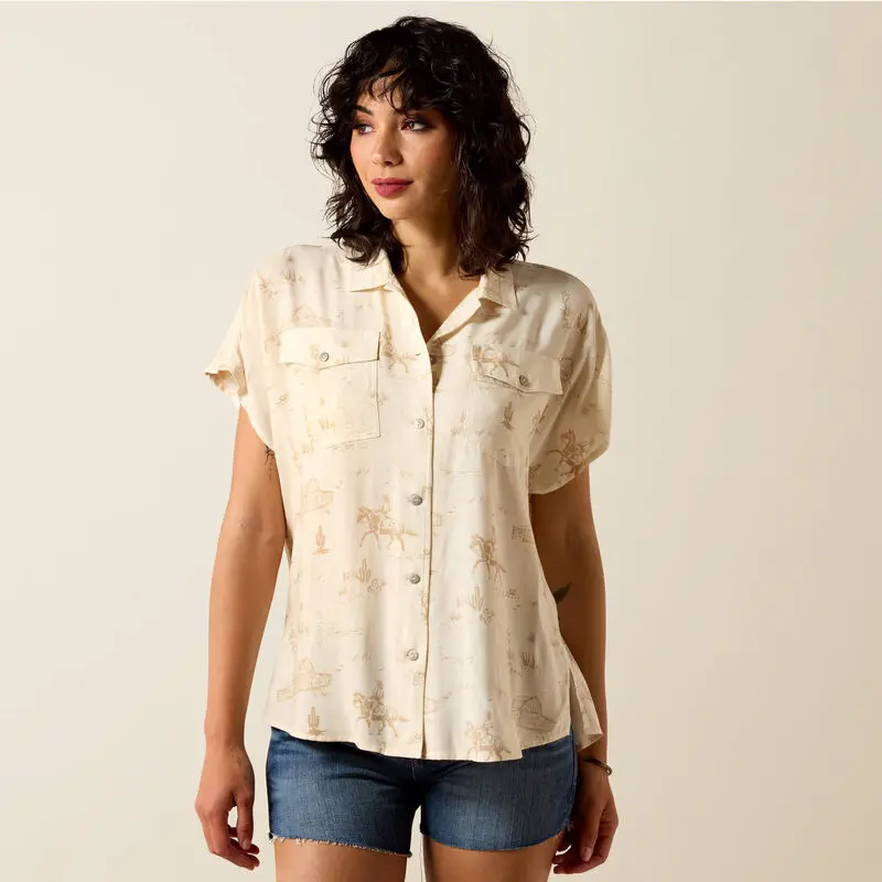 Ladies Ariat Badlands Shirt - 10071695 1