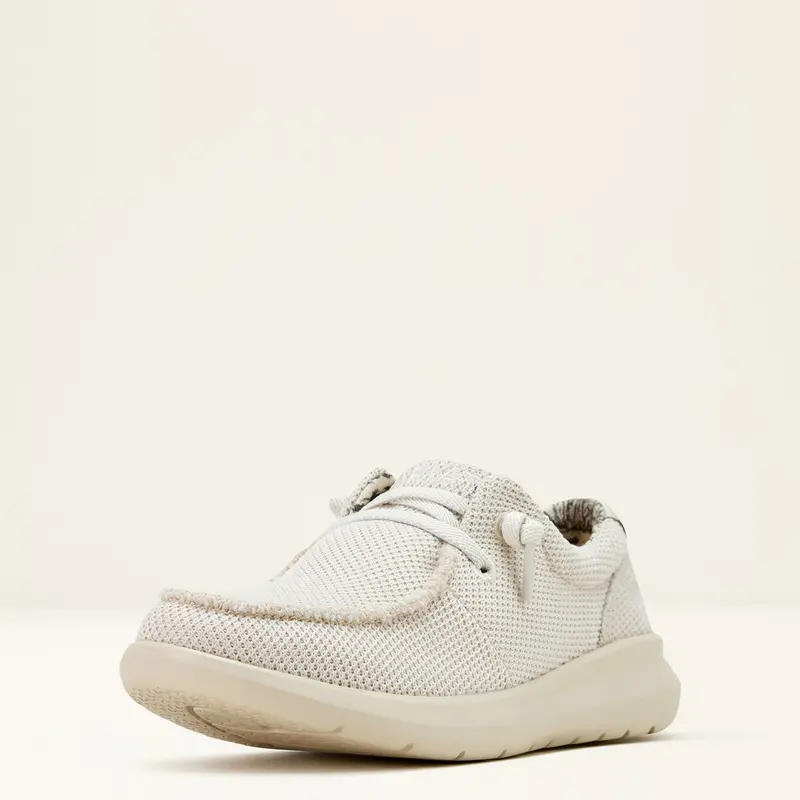Ladies Ariat Cream Mesh Hilo Shoe - 10061254 1