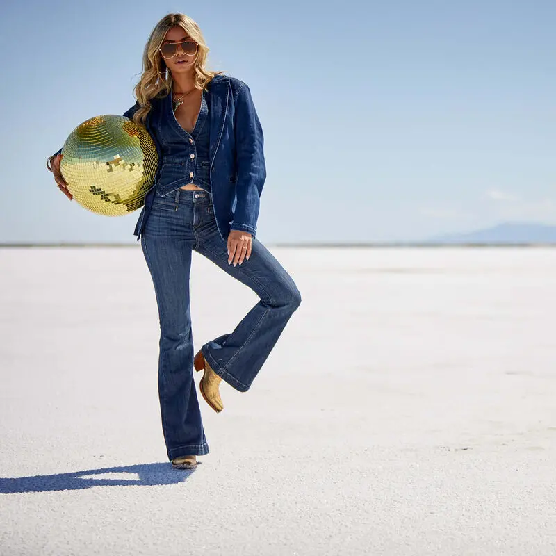 Ladies Ariat Denim Blazer - 10053928 1