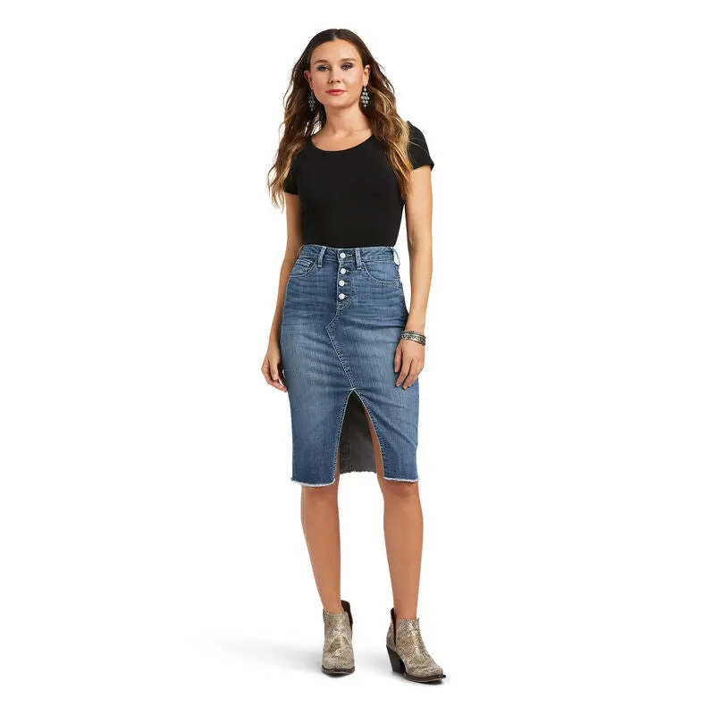 Ladies Ariat Denim Skirt - 10040577 1
