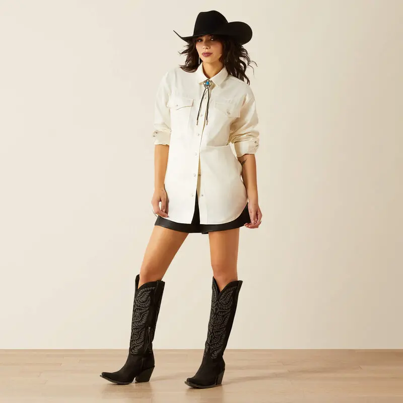 Ladies Ariat Mercantile Shirt Jacket - 10062792 1
