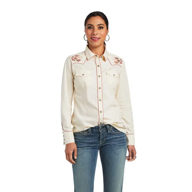 Ladies Ariat Real Georgia Shirt - 10040708 3