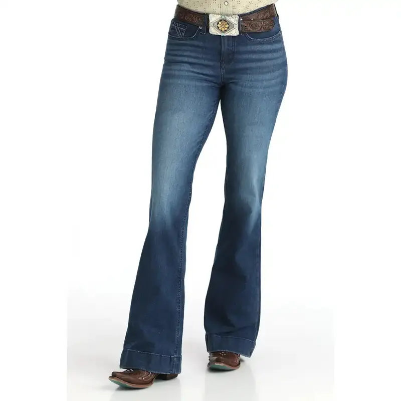 Ladies Cinch “Mila” Stretchy Moderate Rise Trouser Jeans – Cb76953001 1