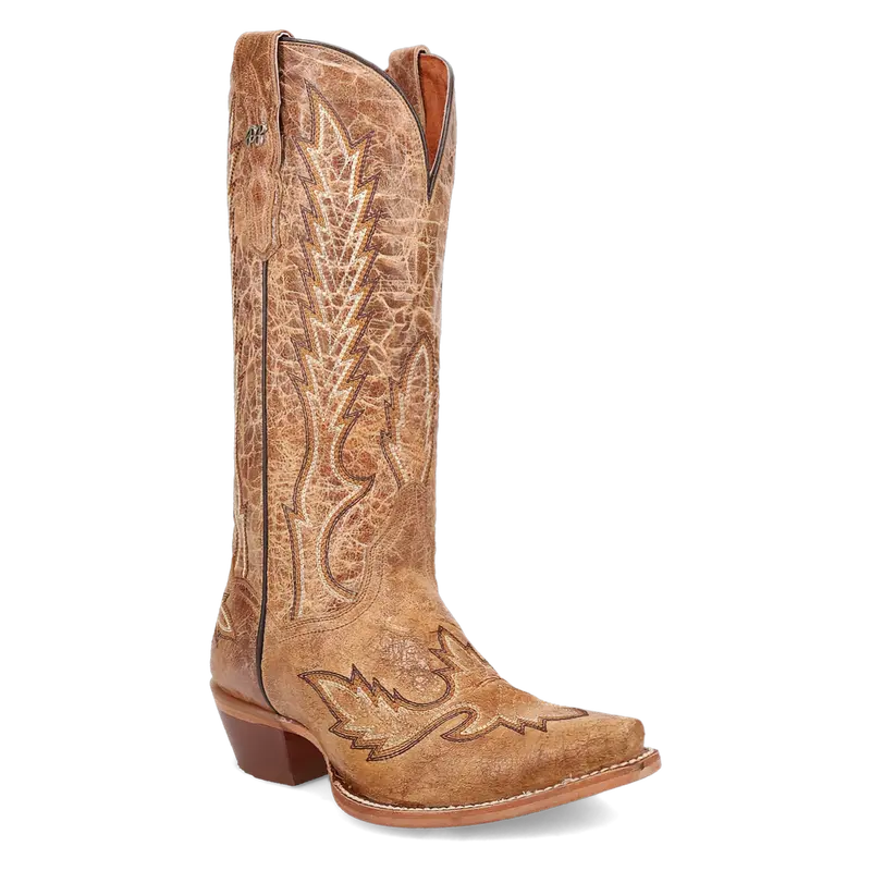 Ladies Dan Post Katina Brown Snip Toe Western Boot - Dp5159 1
