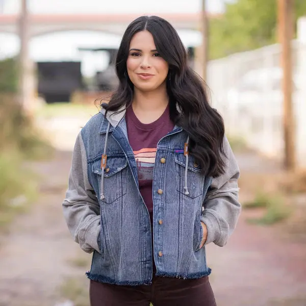 Ladies Sts Ranchwear Cassie Jo Denim Jacket - Sts9886 1