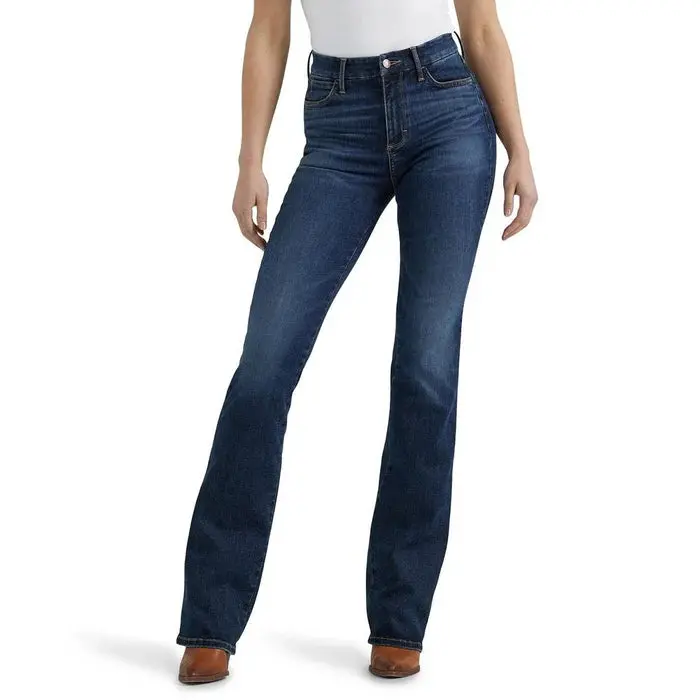 Ladies Wrangler Bespoke High Rise Lacey Bootcut Jean - 112359277 1