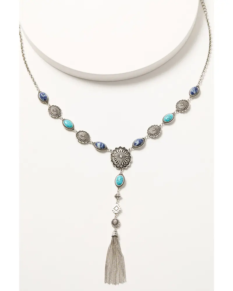Lakeland Concho Lariat Necklace 1