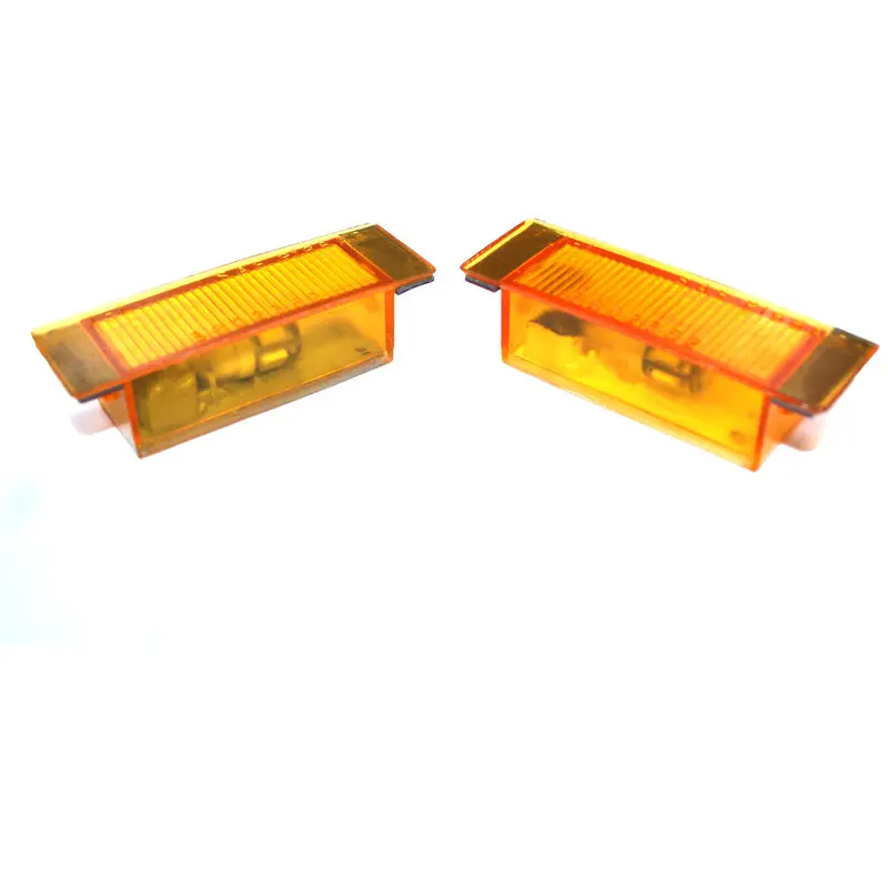 Lamp Set, Front Side Marker, Amber W/Brighter Led Bulbs, 1968-69 Amc Amx & Javelin 1