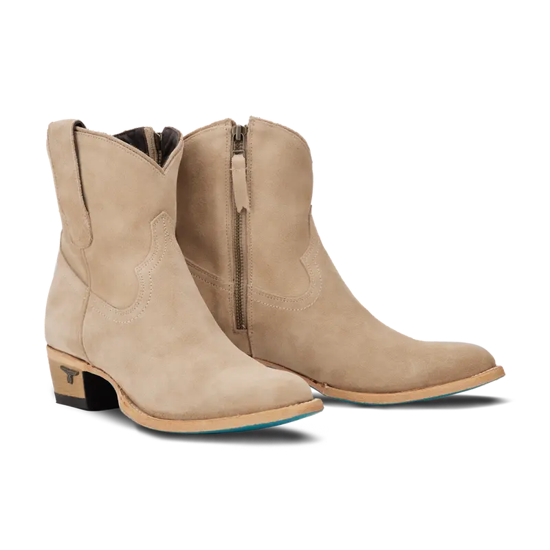 Lane Plain Jane Bootie Latte Suede - Lb0553k 1