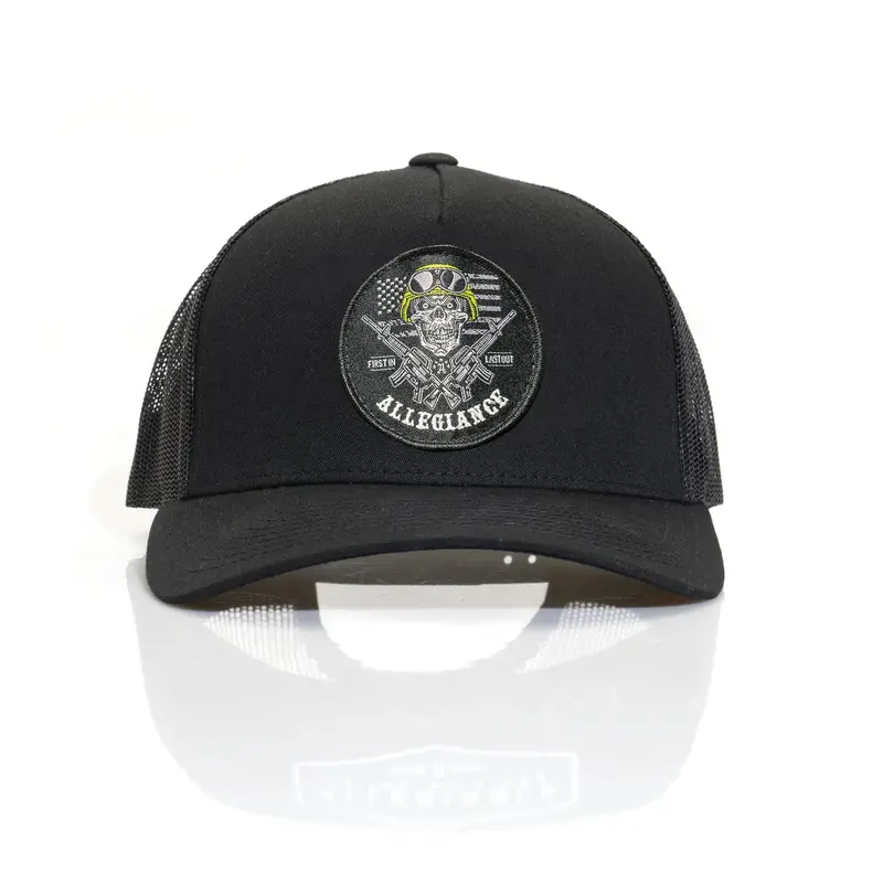 Last Out Curved Trucker 1