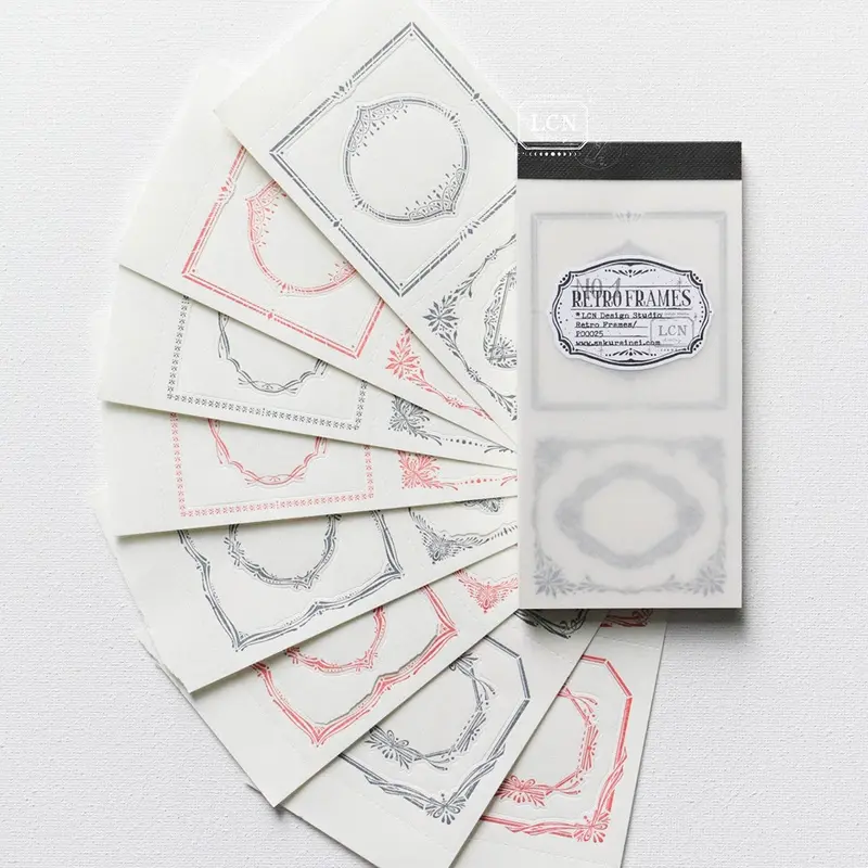 Lcn Design Studio - Notepad - Retro Frames No.1 1