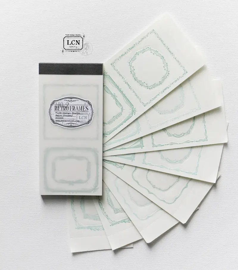 Lcn Design Studio - Notepad - Retro Frames No.2 1