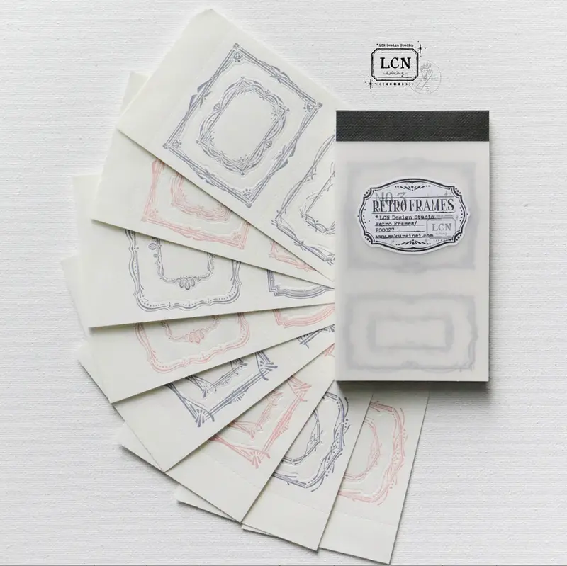 Lcn Design Studio - Notepad - Retro Frames No.3 1