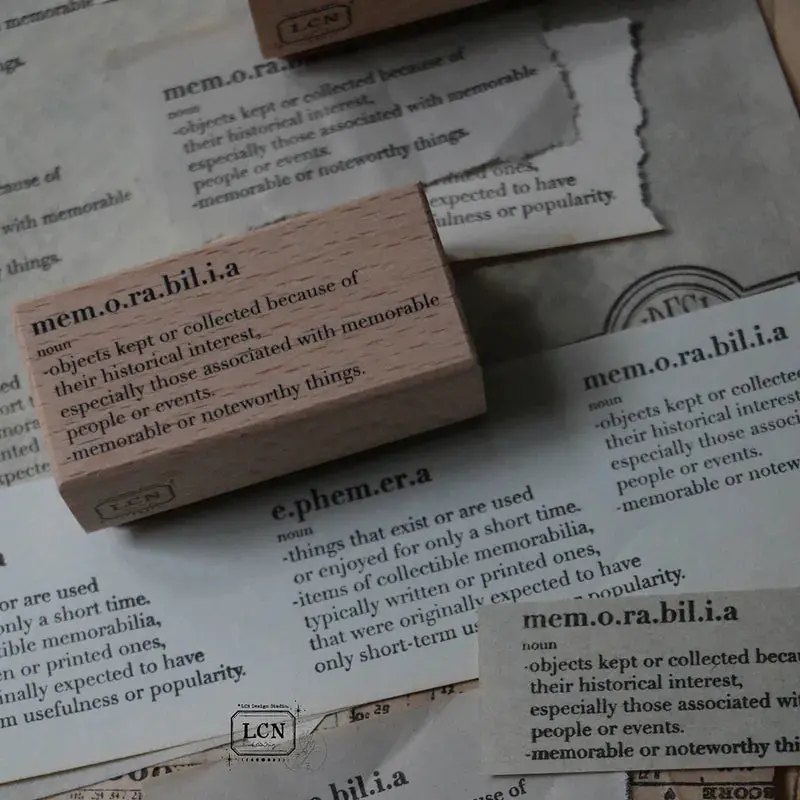Lcn Design Studio - Stamp - Memorabilia 1
