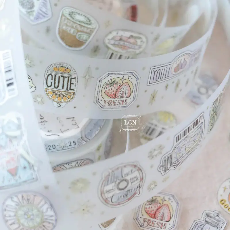 Lcn Design Studio - Washi Tape - Sticker Club Life (Pet) 1