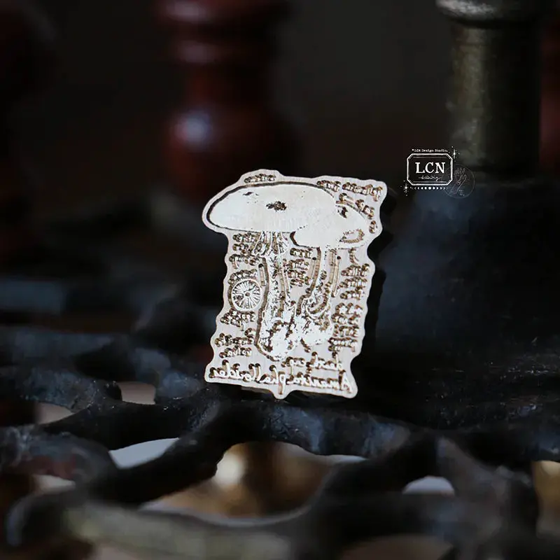 Lcn Design Studio - Wax Seal Stamp Set - Mushroom 5 1