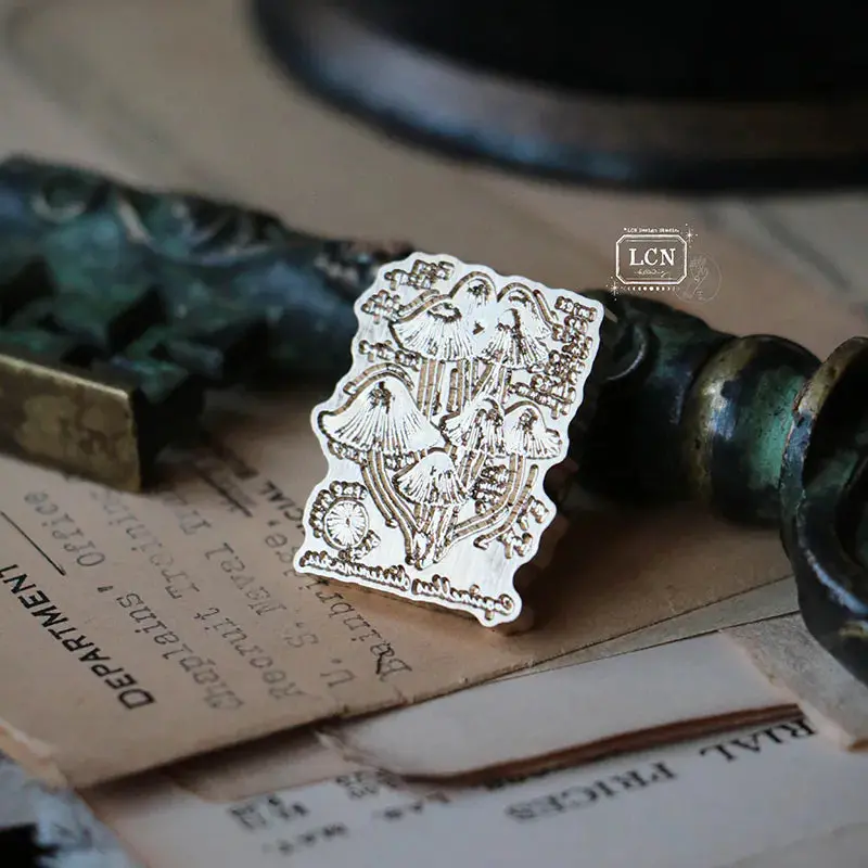 Lcn Design Studio - Wax Seal Stamp Set - Mushroom 7 1