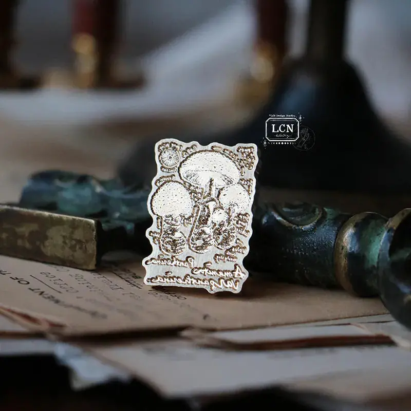 Lcn Design Studio - Wax Seal Stamp Set - Mushroom 8 1