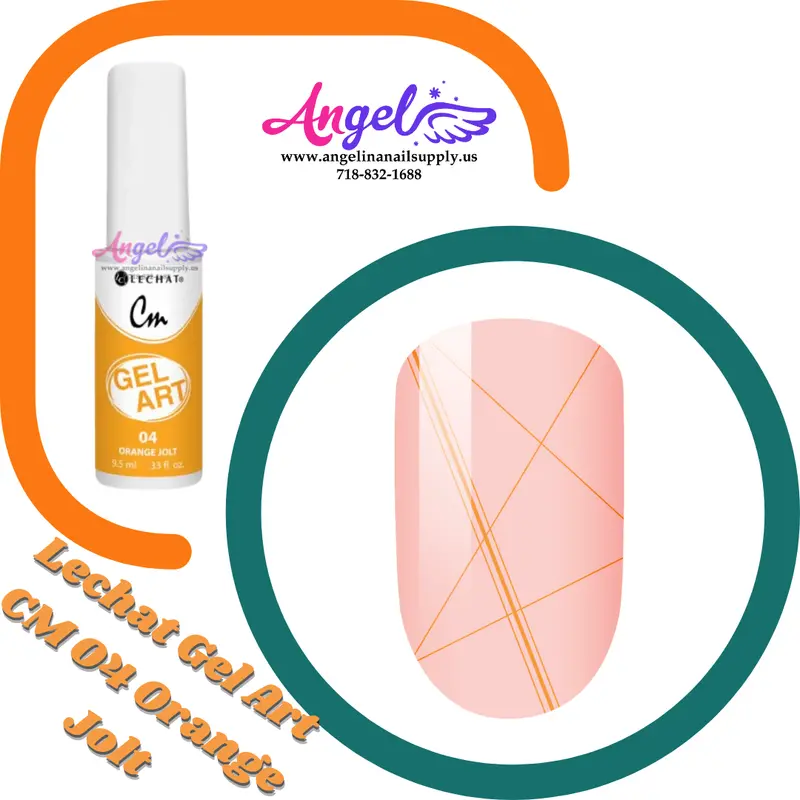 Lechat Gel Art Cm 04 Orange Jolt 1