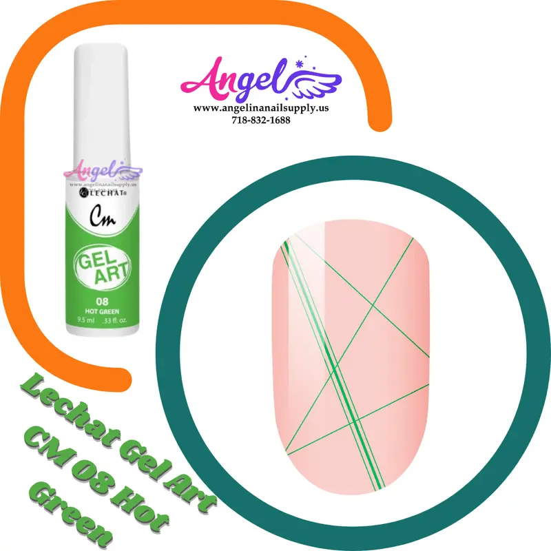 Lechat Gel Art Cm 08 Hot Green 1