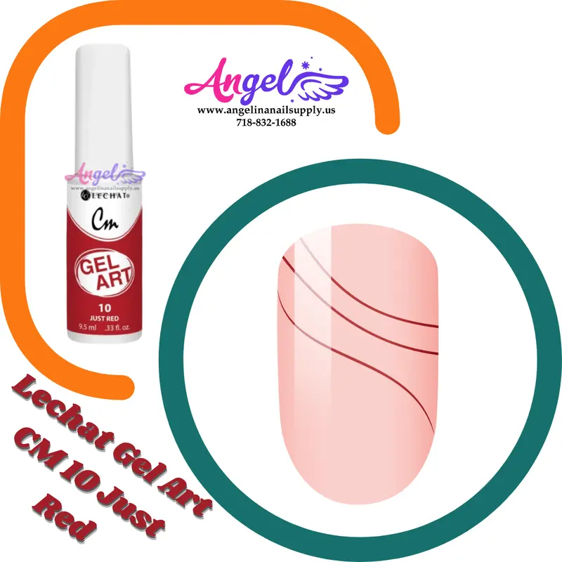 Lechat Gel Art Cm 10 Just Red 1