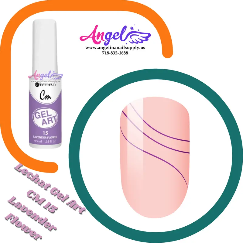 Lechat Gel Art Cm 15 Lavender Flower 1