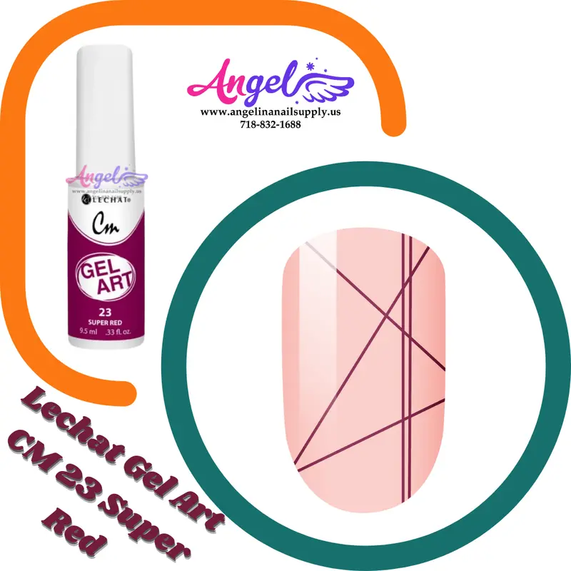 Lechat Gel Art Cm 23 Super Red 1