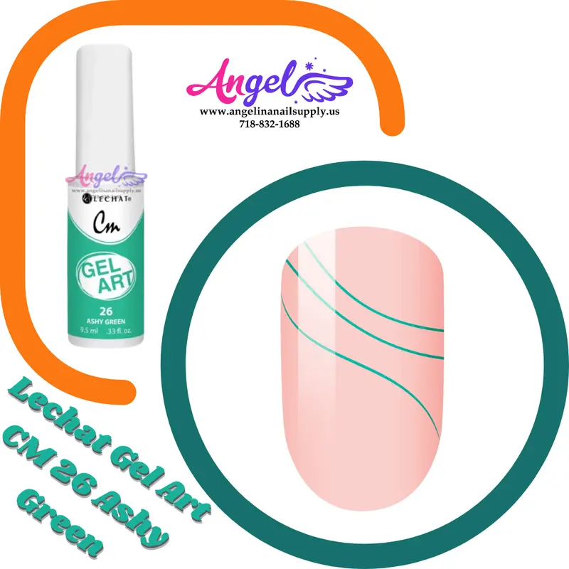 Lechat Gel Art Cm 26 Ashy Green 1